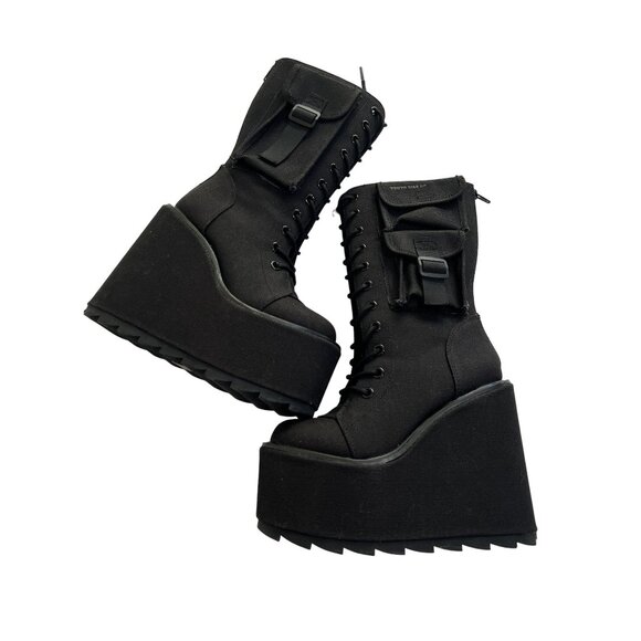 YRU Shoes - YRU Dune Desert Boots in Black